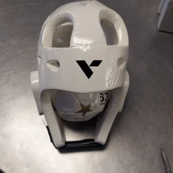 Used Martial Arts Head Gear White