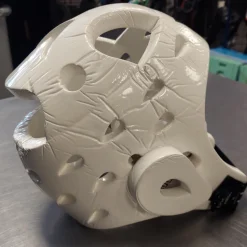 Used Martial Arts Head Gear White