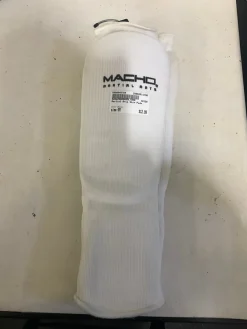 Used Martial Arts Shin Pads White SM