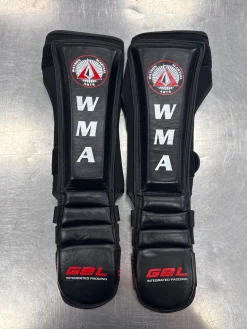 Used Martial Arts Shin Pads Black XS