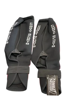 Used Martial Arts Shin Pads Red XL