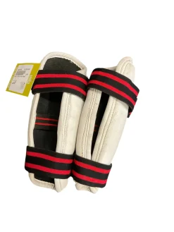 Used Martial Arts Shin Pads White MD