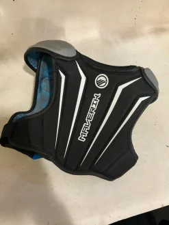 Used Maverik CHARGER Lacrosse Shoulder Pads Black SM