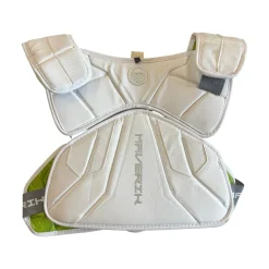 Used Maverik EKG Lacrosse Shoulder Pads White LG