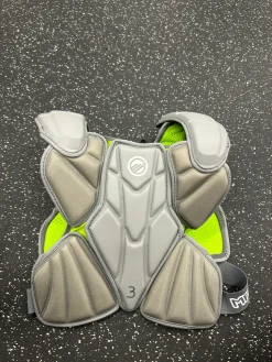 Used Maverik EKG LINER Lacrosse Shoulder Pads Grey LG