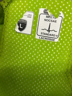 Used Maverik EKG LINER Lacrosse Shoulder Pads Grey LG