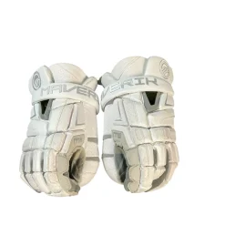Used Maverik 13IN MAVERIK M6 GOALIE GLOVES Lacrosse Gloves Mens White 13"