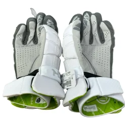 Used Maverik M6 DEMO Lacrosse Gloves Mens White 13