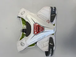 Used Maverik M5 EKG Lacrosse Shoulder Pads White MD