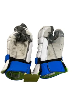 Used Maverik M6 12IN Lacrosse Gloves Mens White 12"