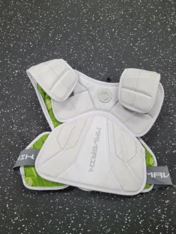 Used Maverik M5 Lacrosse Shoulder Pads White SM