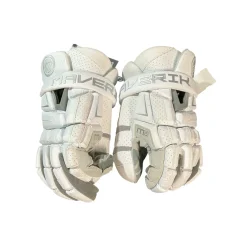 Used Maverik M6 LAX Goalie Gloves M White 13"