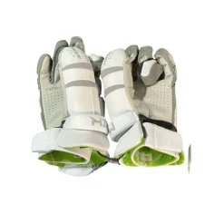 Used Maverik M6 LAX Goalie Gloves M White 13"