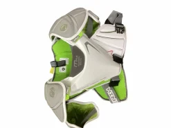 Used Maverik MAX Lacrosse Shoulder Pads White MD