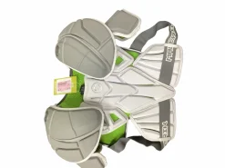 Used Maverik MAX Lacrosse Shoulder Pads White MD