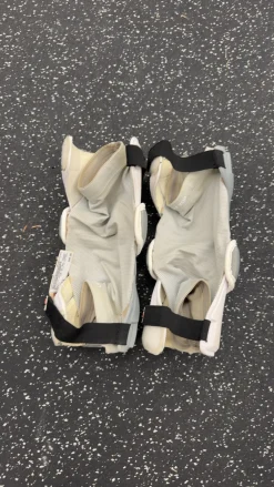 Used Maverik ROME RX3 ARM PADS Lacrosse Arm Pads/Guards White LG