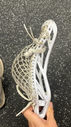 Used Maverik TACKTIK 3 STRUNG Mens Lacrosse Head White