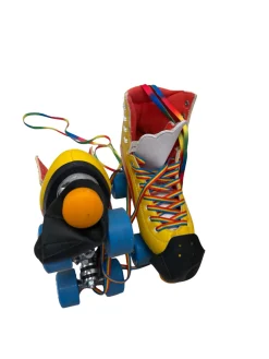 Used MOXI SKATES RAINBOW RIDER Womens Roller Skates Size 8