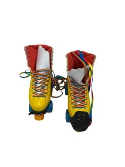 Used MOXI SKATES RAINBOW RIDER Womens Roller Skates Size 8