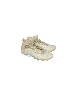 Used New Balance LAX Cleats Boys White Junior 04