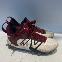 Used New Balance LAX Cleats Mens Maroon Senior 7