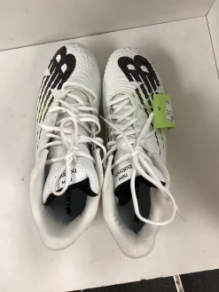 Used New Balance LAX Cleats Mens White Senior 10.5