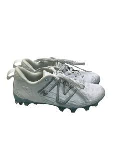 Used New Balance LAX Cleats Mens White Senior 6
