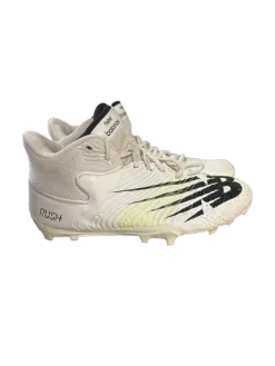 Used New Balance RUSH SZ 6.5 LAX Cleats Womens White Senior 6.5