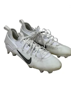 Used Nike HUARACHE 9 ELITE LOW LAX FD00089-101 Mens Lacrosse Cleats Mens White Size 12