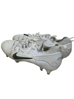 Used Nike HUARACHE 9 ELITE LOW LAX FD00089-101 Mens Lacrosse Cleats Mens White Size 12