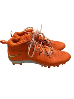 Used Nike NIKE HUARACHE 4 LAX LE TOTAL ORANGE/META LAX Cleats Mens Orange Senior 11.5