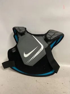 Used Nike VAPOR LT Lacrosse Shoulder Pads Grey SM
