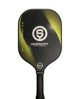 Used ONESHOT ULTIMATESHOT 2.0 Pickleball Racquet Yellow