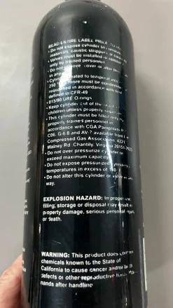 Used Paintball CO2 Cartridge 20oz