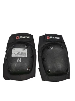 Used RAZOR KNEE PADS Inline Kneepads Black MD