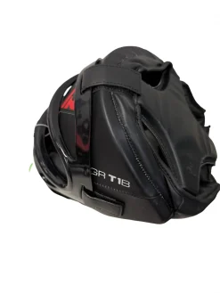 Used RDX HGR T1B Boxing / Martial Arts Head Gear w/ Removable Mask Black SM