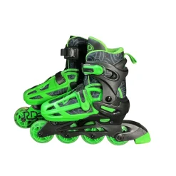Used RollerDerby ADJ 3-6 ROLLERDERBY SKATES Senior Rec Fitness Skates Black Adjustable