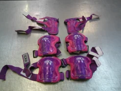 Used RollerDerby Inline Protective Set Pink SM
