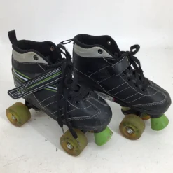 Used RollerDerby LASER 7.9MX JR 5 QUAD SKATES Junior Roller Quad Skates Black Junior 05