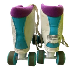 Used RollerDerby ROLLER STAR 600 Senior Roller Quad Skates White Senior 7