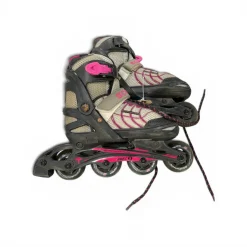 Used Schwinn ABEC5 Child Aggressive Skates Grey Adjustable