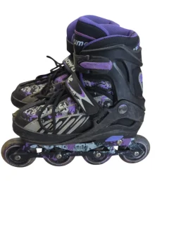 Used SOWUME ABEC 7 Senior Rec Fitness Skates Purple Adjustable