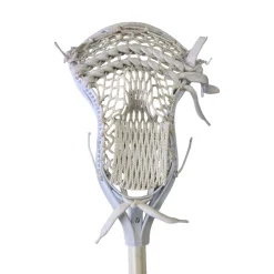 Used String King COMPLETE LACROSSE ATTACK STICK Men Atk/Mid Complete Stick White