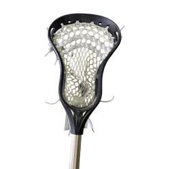 Used String King COMPLETE LACROSSE ATTACK STICK Men Atk/Mid Complete Stick Black