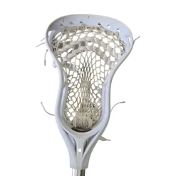 Used String King COMPLETE LACROSSE ATTACK STICK Men Atk/Mid Complete Stick White