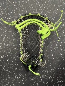 Used String King MARK 2A STRUNG Mens Lacrosse Head Black
