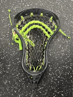 Used String King MARK 2A STRUNG Mens Lacrosse Head Black