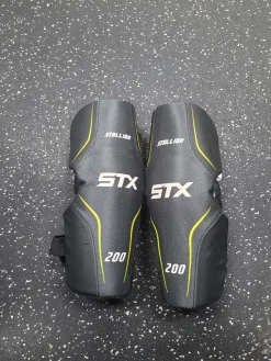 Used STX 200 STALLION Lacrosse Arm Pads/Guards Grey MD