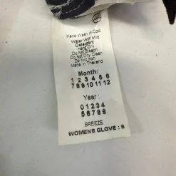 Used STX BREEZE Lacrosse Gloves Womens Grey SM
