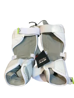 Used STX CELL IV Lacrosse Arm Pads/Guards White MD